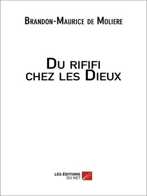 cover image of Du rififi chez les Dieux